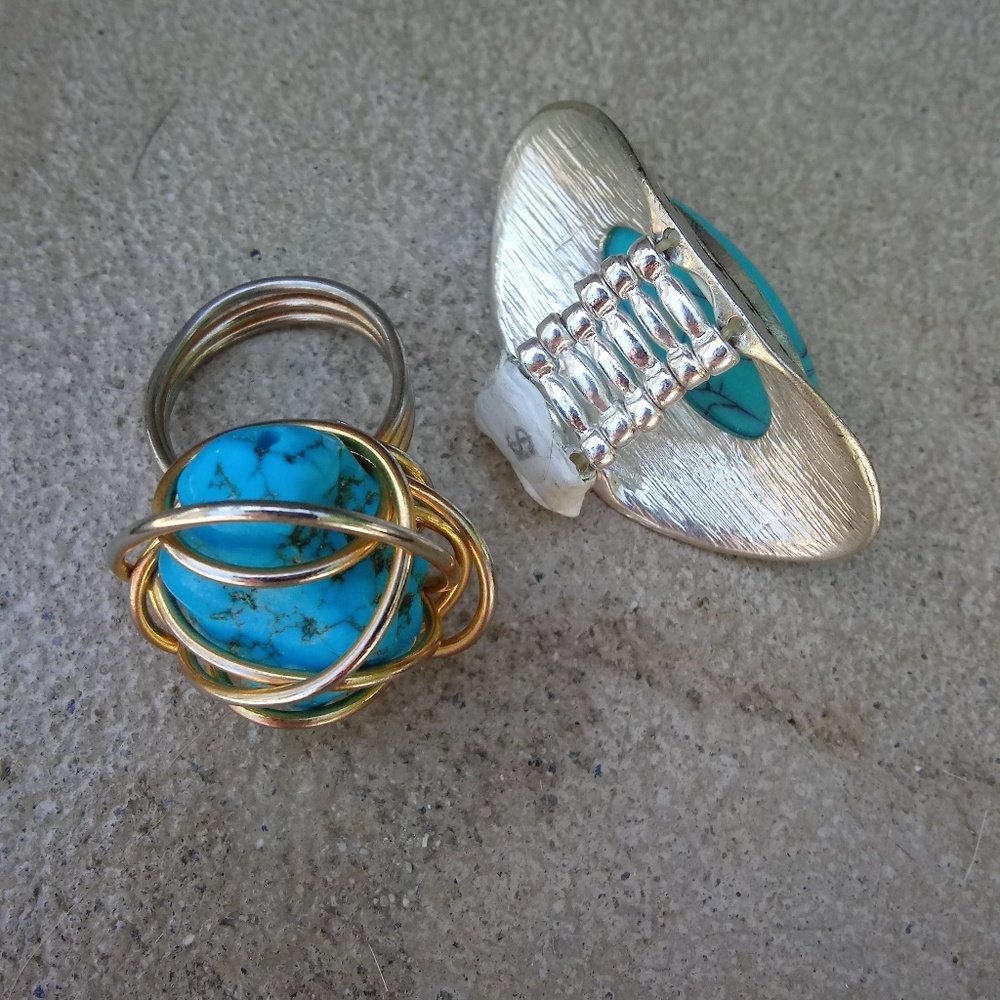 Turquoise Rings - Picture 2 of 2